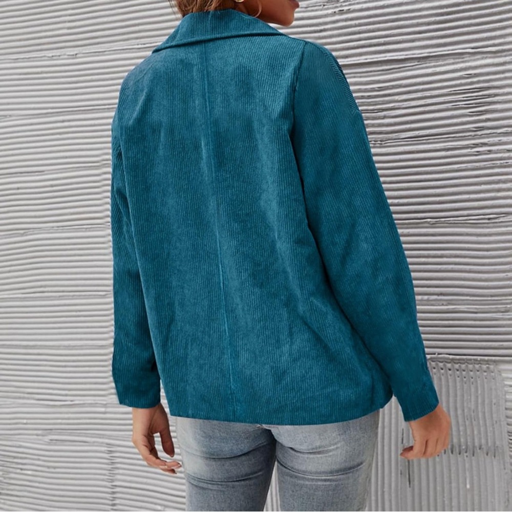 🩵Amazing Vintage Turquoise Suede Jacket by Chico’s Sz S / M🩵